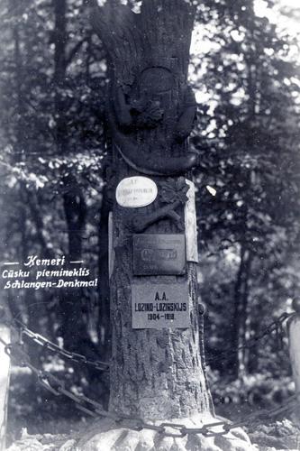  Piemineklis senajā pastkartē